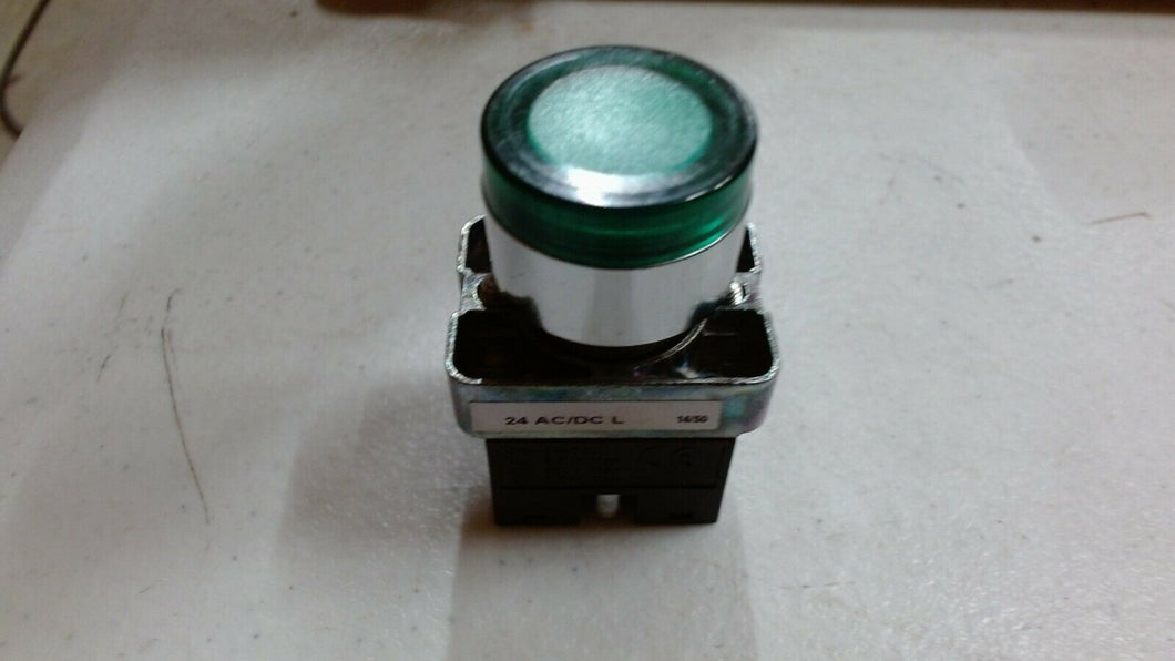AUTOMATION DIRECT GCX1226-24L GREEN FLUSH PUSHBUTTON 24AC/DC -FREE SHIPPING