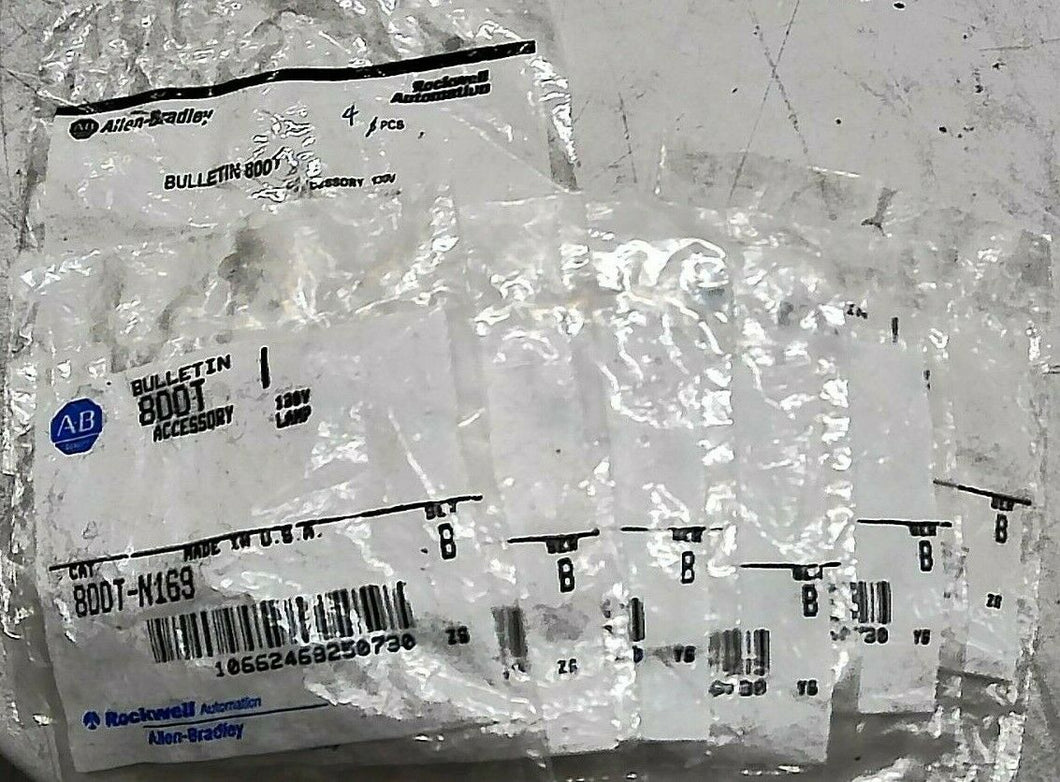 LOT/10 AB ROCKWELL 800T-N169 SERIES B 130V LAMP *FREE SHIPPING*