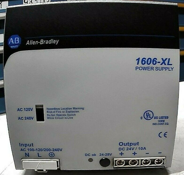 AB ROCKWELL 1606-XL240E POWER SUPPLY SER A 10AMP *FREE SHIPPING*