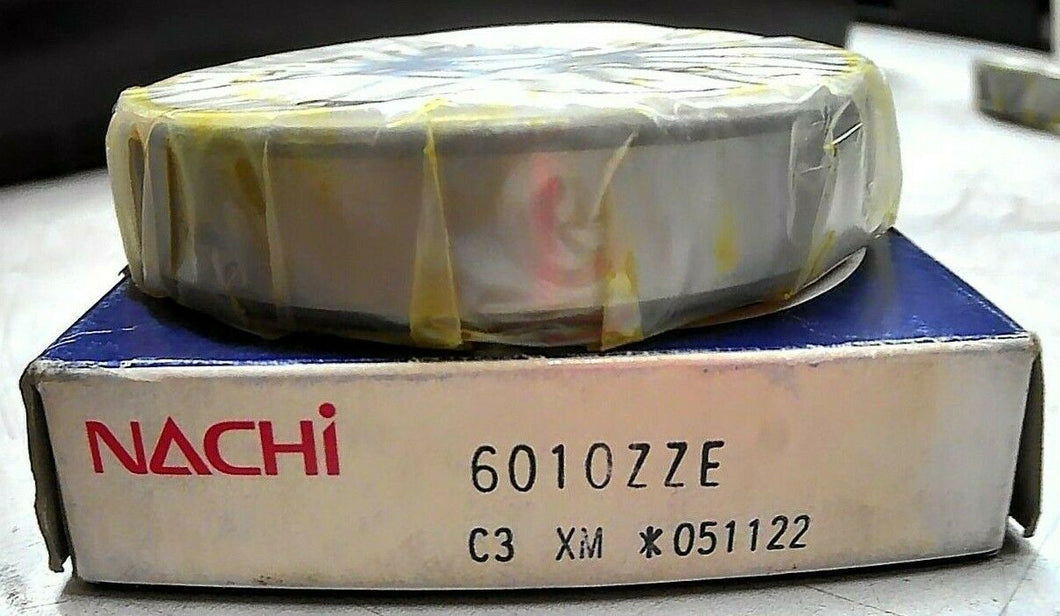 NACHI 6010-ZZE / C3 RADIAL BALLBEARING SINGLE ROW DP GRVE 50x80x16 SHIELDED *FS