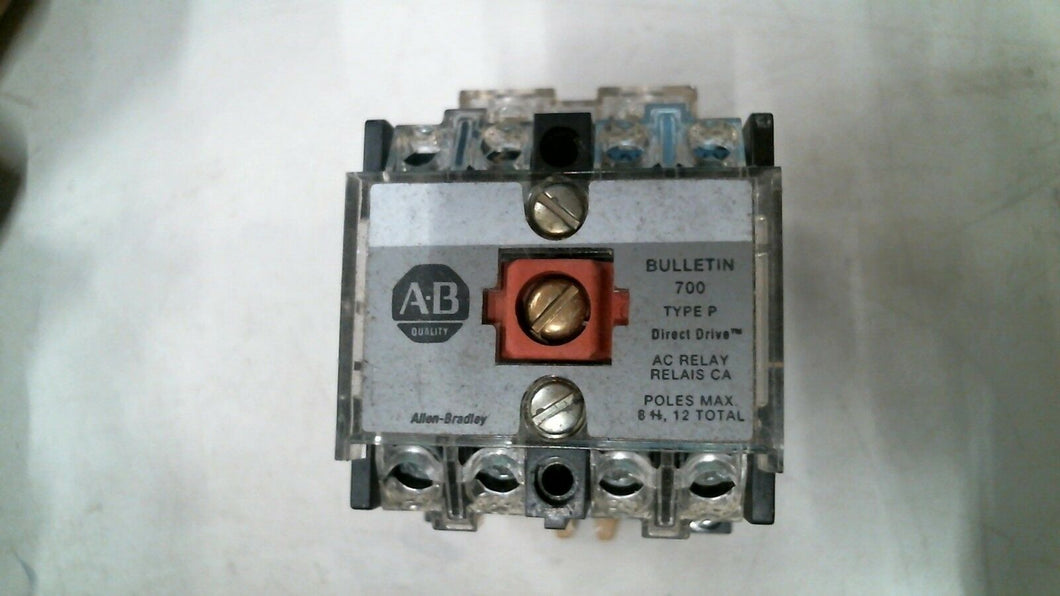 ALLEN BRADLEY 700-P400A1 AC RELAY SER.D 600V 10A -FREE SHIPPING