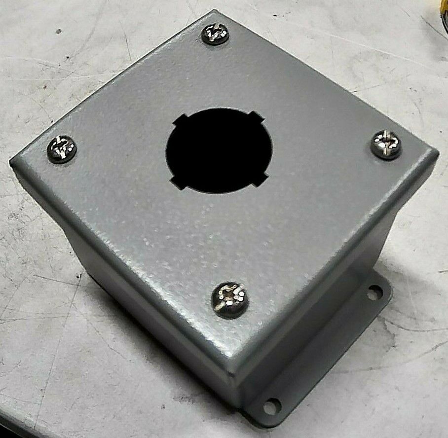 HUBBELL WIEGMANN PB-1 ENCLOSURE 1 HOLE FOR 30.5MM PUSHBUTTON 3.5INX3.2X2X2.7 *FS