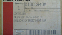 Load image into Gallery viewer, CUTLER-HAMMER D100A CONTROLLER 40 I/O ANALOG COM RELAY D100CR40A free shipping
