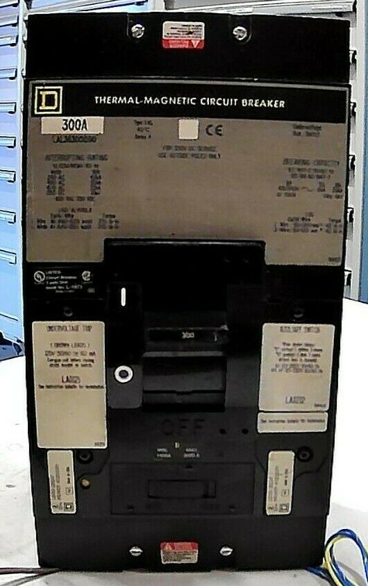 SCHNEIDER ELECTRIC SQUARE D LAL363001590 CIRCUIT BREAKER 600V 300A 3 POLE *FRSHP