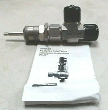Load image into Gallery viewer, PARKER VALVES 8M-RL-4A-VT-SS-MN-KC RELIEF VALVE STAINLESS STEEL SER.RL -FREESHIP
