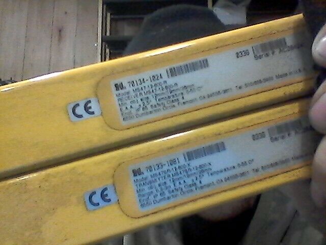 STI MiniSafe 4700 Series MS47-12-800-R  MS47SR-12-800-X LIGHT CURTAIN SET