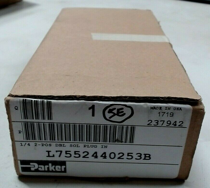 PARKER SCHRADER BELLOWS L7552440253B VALVE SINGLE SOLENOID 150PSIG (SEALED) *FS*