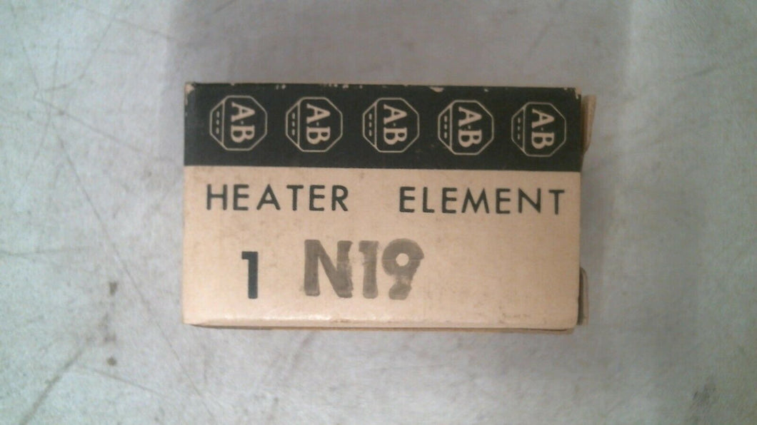 ALLEN BRADLEY N19 HEATER ELEMENT -FREE SHIPPING