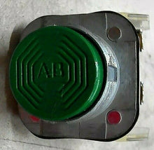 Load image into Gallery viewer, AB ROCKWELL 800T-B1D1 PUSH BUTTON MOMENTARY CONTACT 30.5MM METAL GREEN 1 NO *FS*
