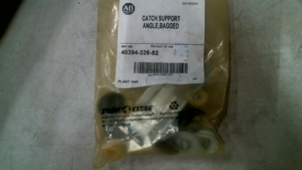 ALLEN BRADLEY 40394-326-52 CATCH SUPPORT ANGLE KIT -FREE SHIPPING