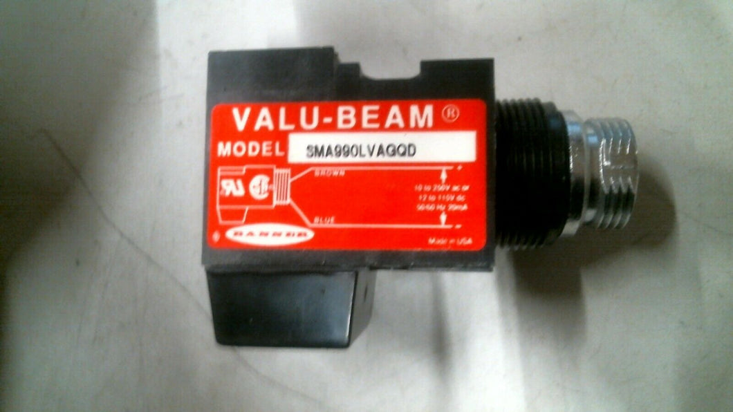 BANNER SMA990LVAGQD VALU BEAM RED 0.3-4.5M 6 DIGIT COUNTER 250VAC -FREE SHIPPING