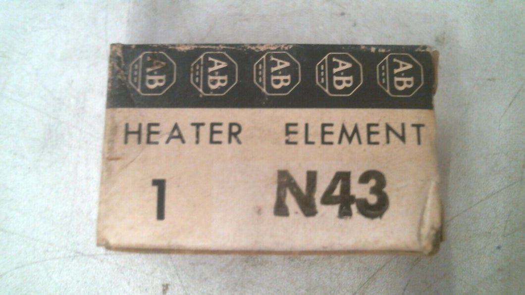 ALLEN BRADLEY N43 HEATER ELEMENT -FREE SHIPPING