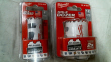 Load image into Gallery viewer, MILWAUKEE 49-56-0032 7/8&quot; 49-56-0072 1 3/8&quot; HOLE DOZER LOT/2 -FREE SHIPPING
