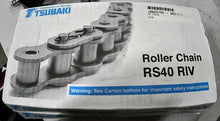 Load image into Gallery viewer, TSUBAKI RS40 RIV ROLLER CHAIN 10FT *FREE SHIPPING*
