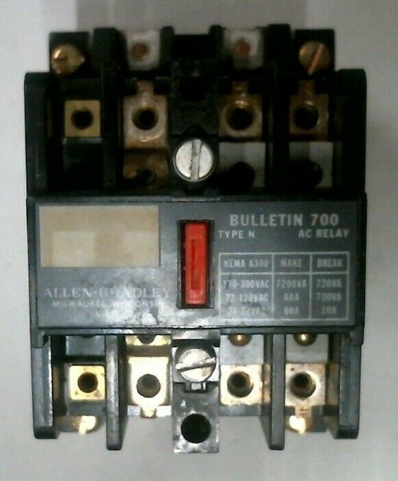 AB ROCKWELL 700-NT210X31 AC RELAY COMPLETE ASSEMBLY SER.C 120V -FREE SHIPPING