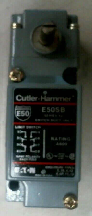 CUTLER HAMMER E50SB SWITCH E50DR1 PRETRAVEL E50RB RECEPTACLE SER.A1&A2-FREE SHIP