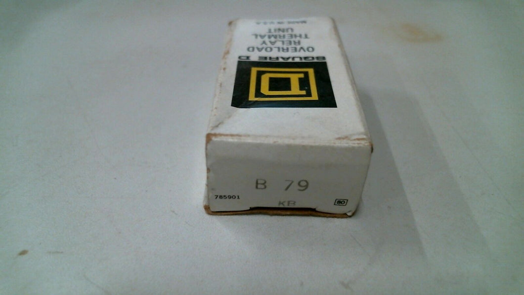 SQUARE D B79 OVERLOAD RELAY THERMAL UNIT -FREE SHIPPING