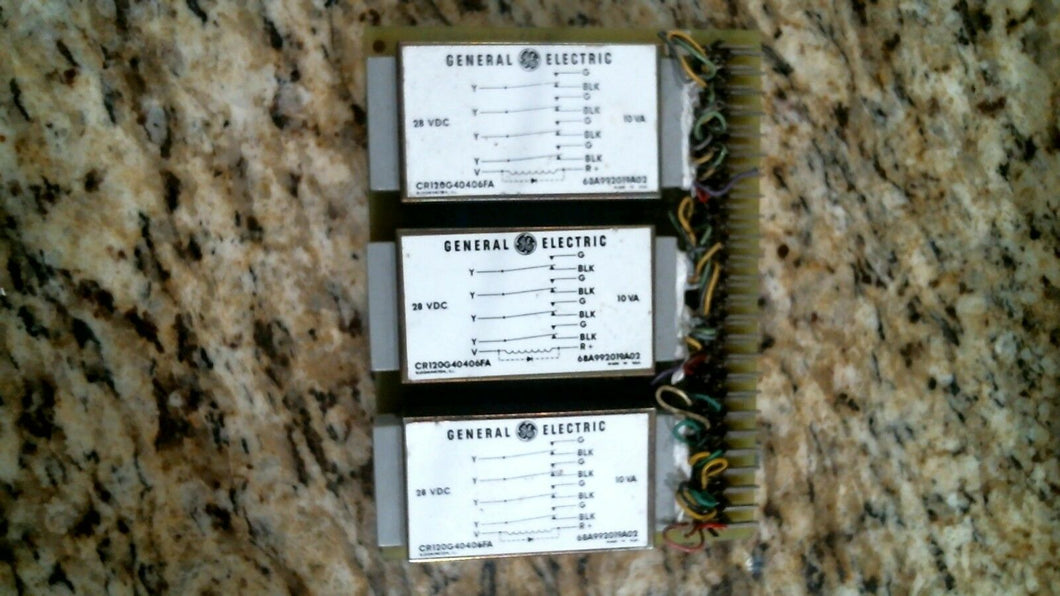 GENERAL ELECTRIC 68A989395 RELAY BOARD -FREE SHIPPING