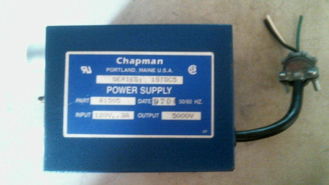 CHAPMAN 81505 POWER SUPPLY SER.1STDC5 120V 3A -FREE SHIPPING