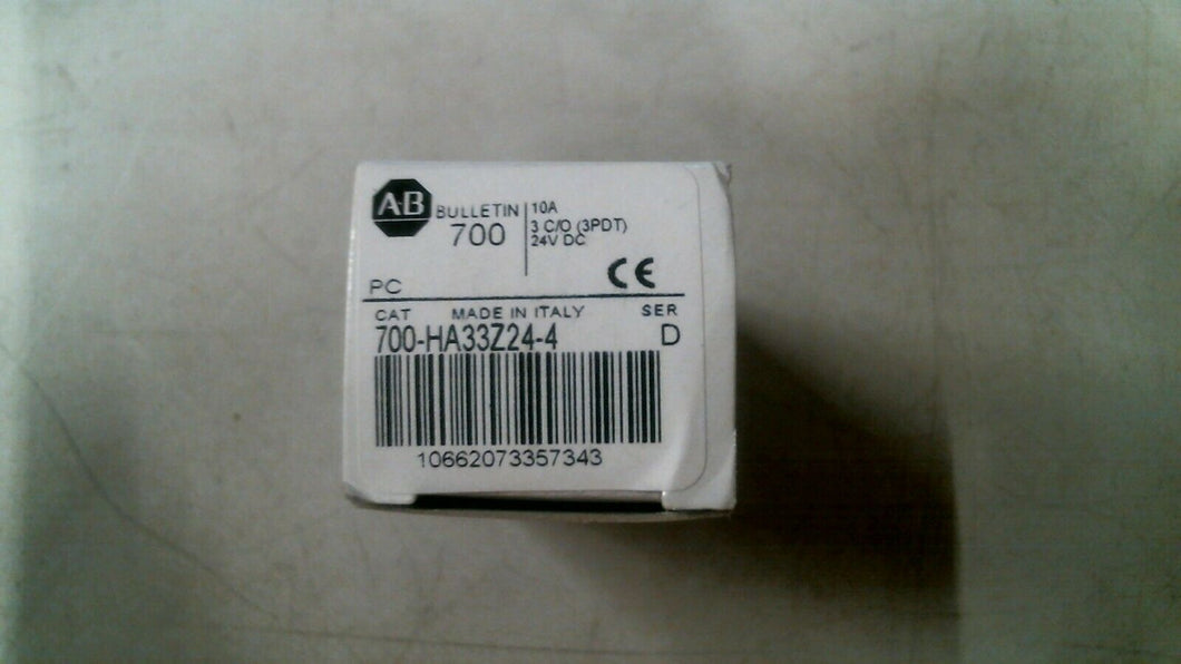 ALLEN BRADLEY 700-HA33Z24-4 RELAY 11 PINS 10A 250VAC -FREE SHIPPING