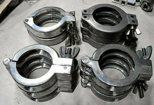Load image into Gallery viewer, (QTY 11) LEYBOLD &amp; SWAGELOK NW40/KF40/KQ-40 VACUUM FLANGE CLAMPS *FREE SHIPPING*
