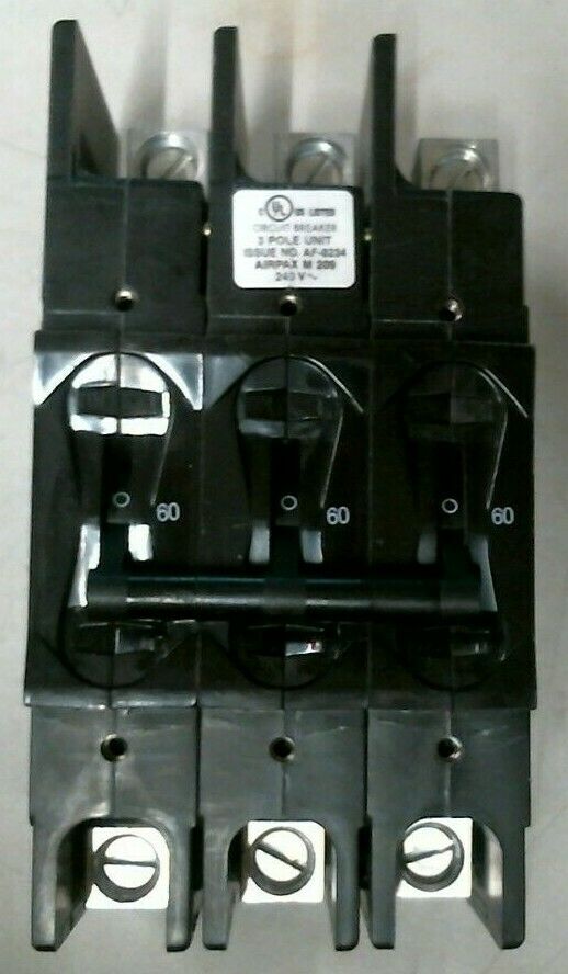 SENASTA AIRPAX 209-3-35361-2-V CIRCUIT BREAKER LR26229 240/4V 3P  -FREE SHIPPING