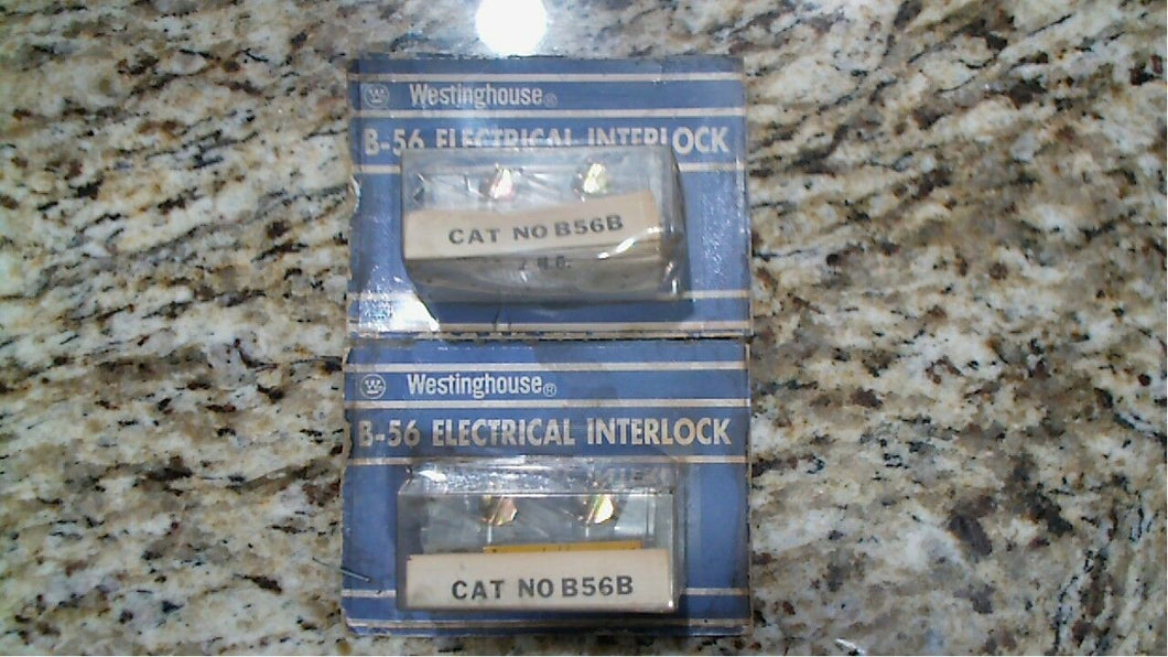 WESTINGHOUSE B56B ELECTRICAL INTETRLOCK  2 N.O. 600V LOT-2. - FREE SHIPPING