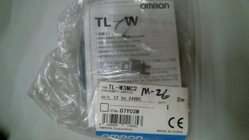 ORMON TL-W3MC2 PROXIMITY SWITCH CABLE 12-24VDC -FREE SHIPPING