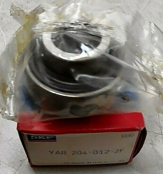 SKF YAR 204-012-2F INSERT BALL BEARING 3/4 IN (20 MM) BORE (SEALED) *FREE SHIP*