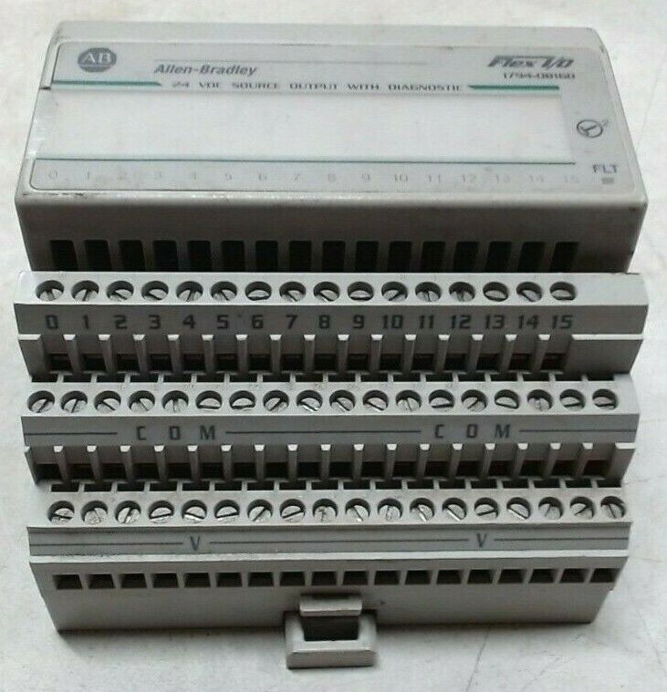 AB ROCKWELL 1794-08160 FLEX I/O MODULE 24 VDC SOURCE OUTPUT W/ DIAGNOSTIC *FRSHP