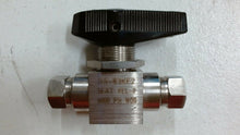Load image into Gallery viewer, WHITEY SS-83KF2 SEAT KEL-F BALL VALVE 1/8&quot; FNPT 6,000PSI -FREE SHIPPING
