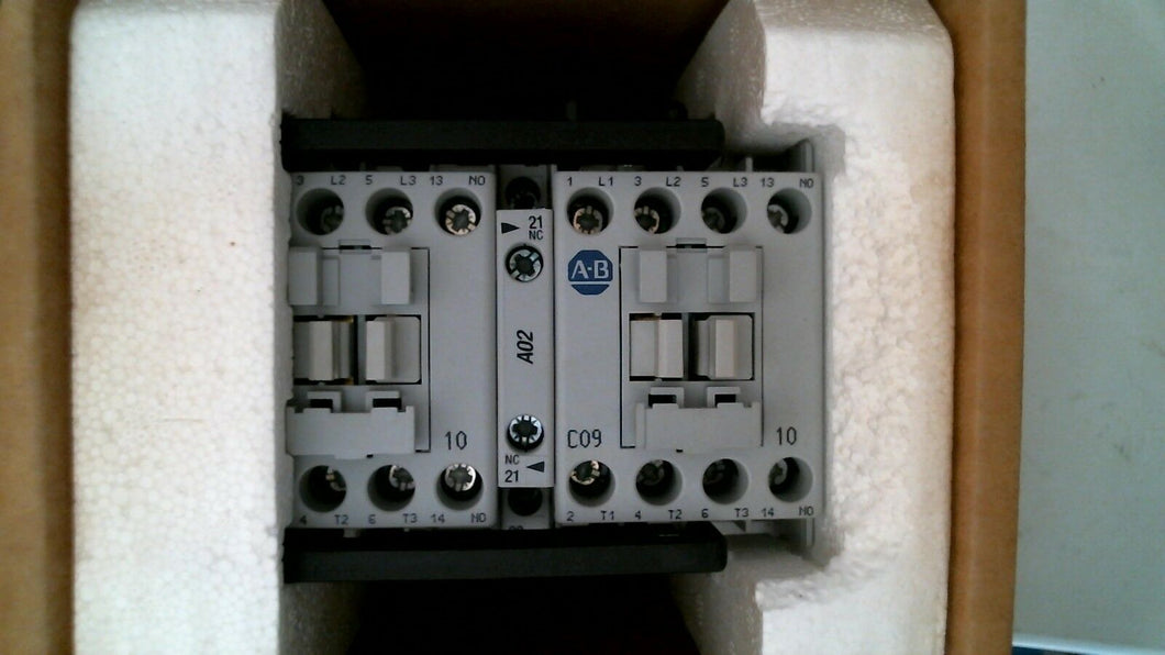 AB ROCKWELL 104-C09ZJ22 REVERSING CONTACTOR SER.B 24VDC 3P -FREE SHIPPING