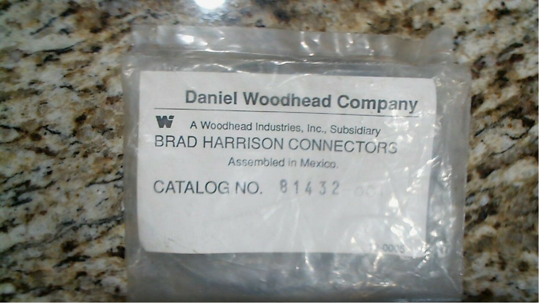 DANIEL WOODHEAD CO. CAT NO.81432-001 BRAD HARRISON CONNECTOR 300V 3A -FREE SHIP