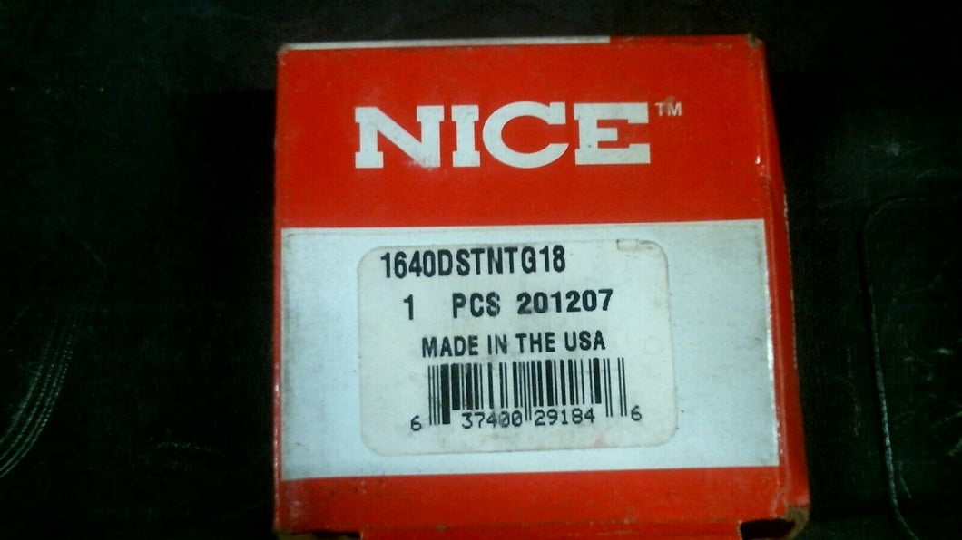 NICE 1640DSTNTG18 BALL BEARING - FREE SHIPPING