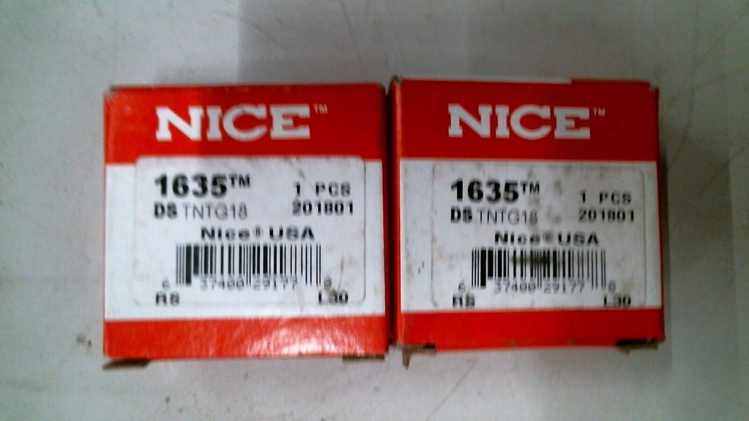 NICE 1635DSTNTG18 BALL BEARING  LOT/2 -FREE SHIPPING