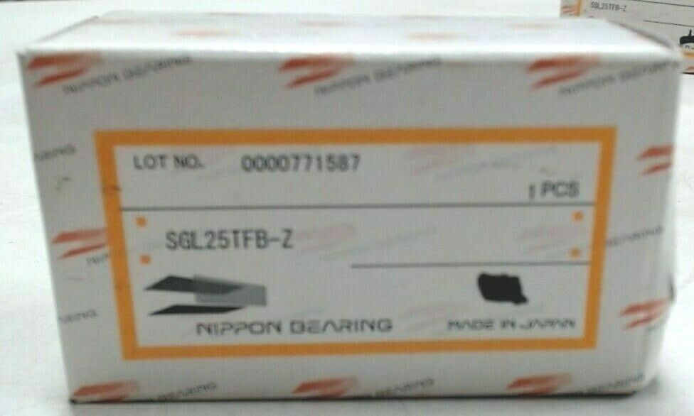 NIPPON BEARING SGL25TFB-Z SHIELDED BALL BUSHING 12.5MM LINEAR MOTION -FREE SHIP