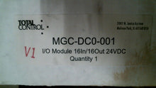 Load image into Gallery viewer, TOTAL CONTROL MGC-DC0-001 I/O MODULE 16IN/16OUT 24VDC -FREE SHIPPING
