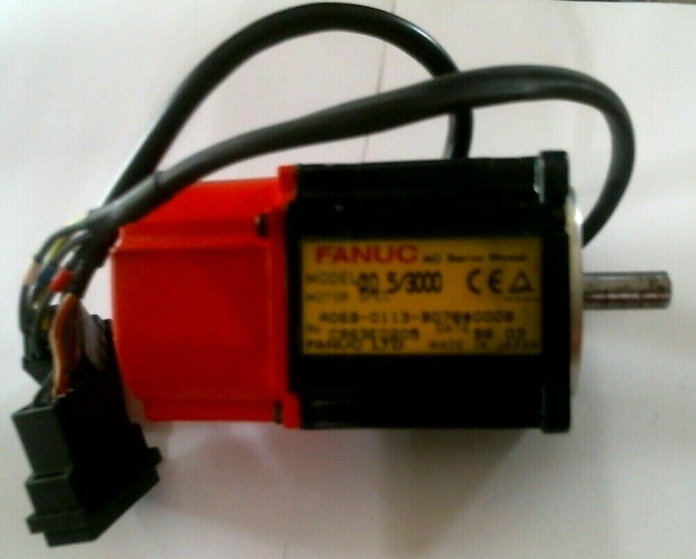 FANUC A06B-0113-B078#0008 AC SERVO MOTOR 49V 3PH 2.8A 3000MIN -FREE SHIPPING