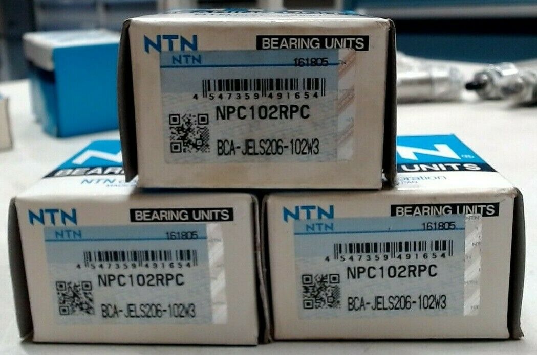 LOT/3 NTN BEARING NPC-102-RPC BALL INSERT BEARING STD BORE DIA 1.1250 IN *FRSHIP