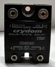 Load image into Gallery viewer, SENSATA CRYDOM D06D60 SOLID STATE RELAY 60A 60VDC SPST-NO *FREE SHIPPING*
