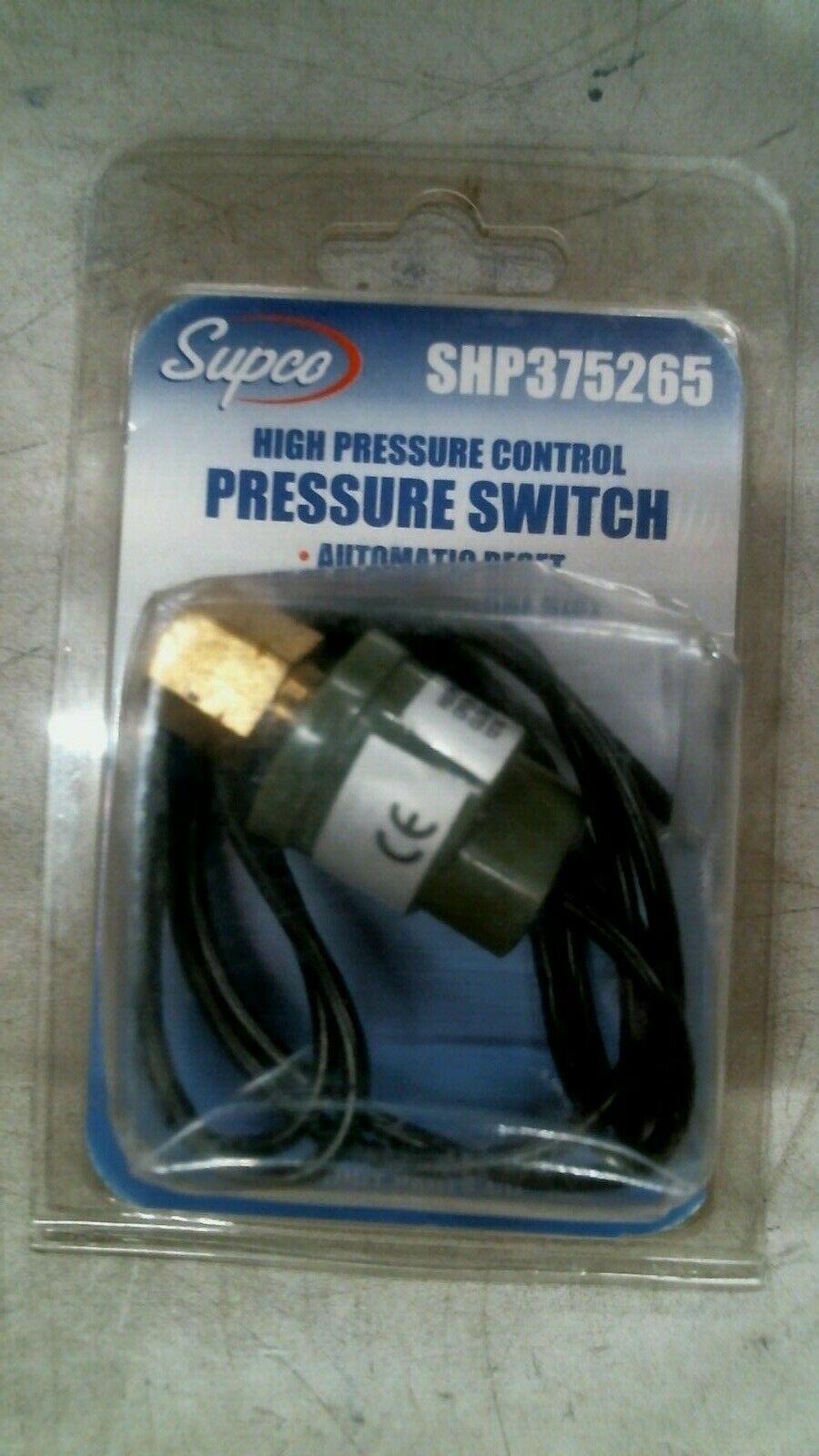 SUPCO SHP375265 HIGH PRESSURE CONTROL SWITCH 1/4
