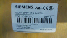 Load image into Gallery viewer, SIEMENS 3TX7110-5BC03C RELAY SPDT 15A 24VDC  -FREE SHIPPING
