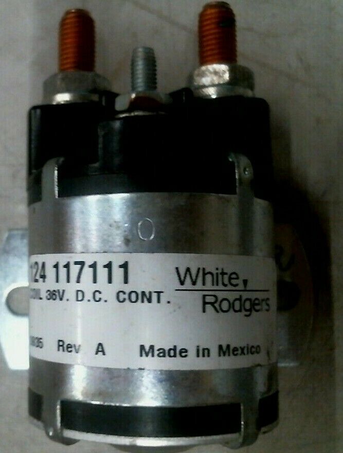 EMERSON WHITE RODGERS 124-117111 DC POWER CONTACTOR 36VDC CONT. -FREE SHIPPING