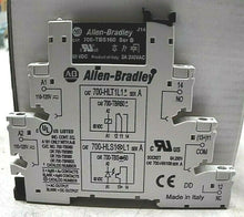 Load image into Gallery viewer, LOT/7 AB ROCKWELL 700-HLS11L1 SER A TERMINAL BLOCK RELAY W/ SOCKET 120 VAC *FSHP
