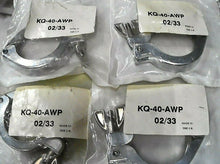 Load image into Gallery viewer, (QTY 4) LEYBOLD &amp; SWAGELOK NW40/KF40/KQ-40 VACUUM FLANGE CLAMP *FREE SHIPPING*
