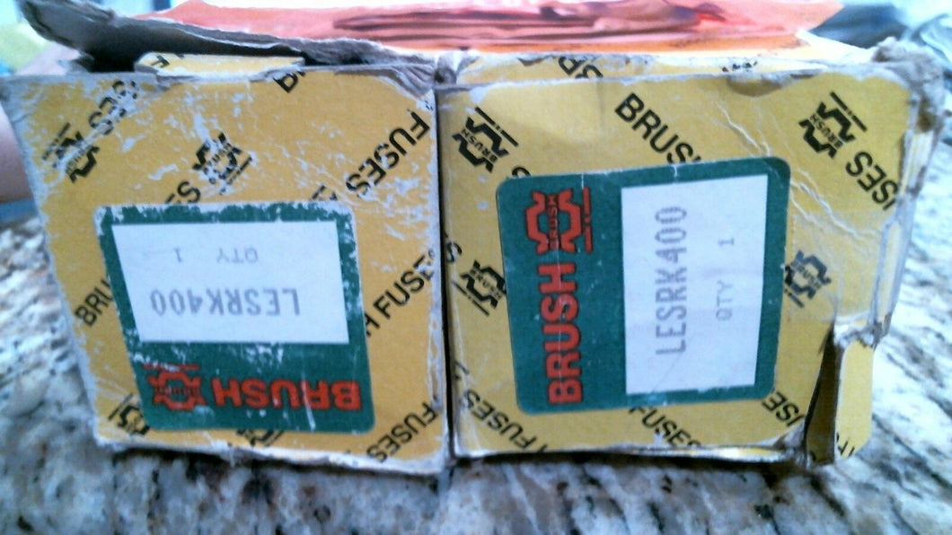 BRUSH LESRK400 FUSES LOT/2 -FREE SHIPPING