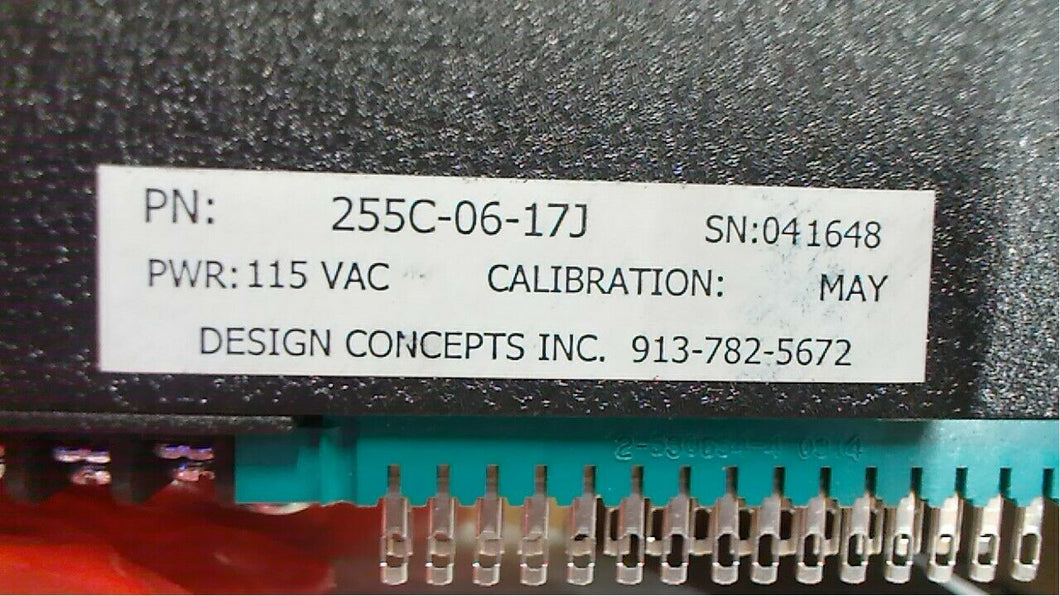 DESIGN CONCEPTS panel meter 255c-06-17j 4 1/2 digit volt / controller with TRMS