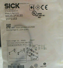 Load image into Gallery viewer, SICK, INC. WE2S-2F3130 THROUGH BEAM PHOTOELECTRIC SWITCH RECTANGLE (SEALED) *FS
