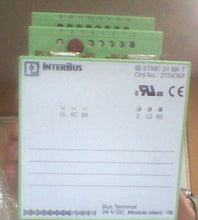Load image into Gallery viewer, PHOENIX CONTACT IBS-ST-24-BK-T bus terminal free shipping interbus

