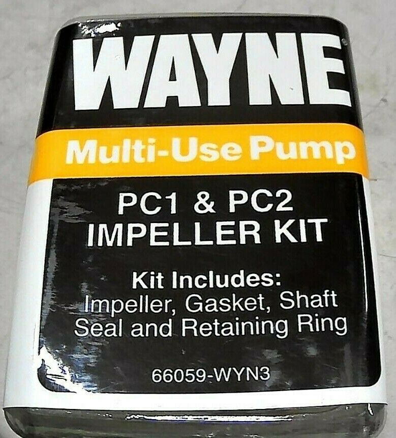 WAYNE 66059-WYN3 MULTI-USE PUMP PC1 / PC2 IMPELLER KIT (SEALED) *FREE SHIPPING*